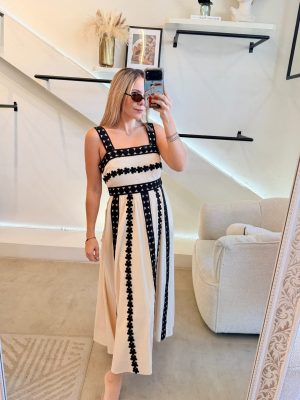 VESTIDO TIRANTE BEIGE