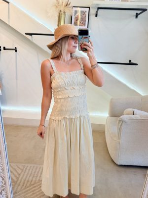 VESTIDO TIRANTE AMARILLO