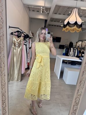 VESTIDO AMARILLO CROCHET