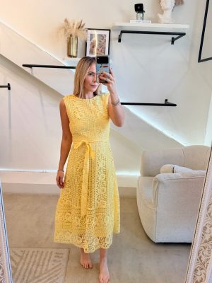 VESTIDO AMARILLO CROCHET