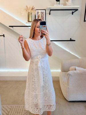 VESTIDO BLANCO CROCHET