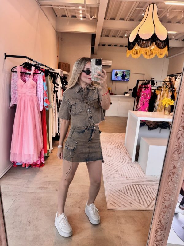 CONJUNTO DENIM BROWN - Imagen 7