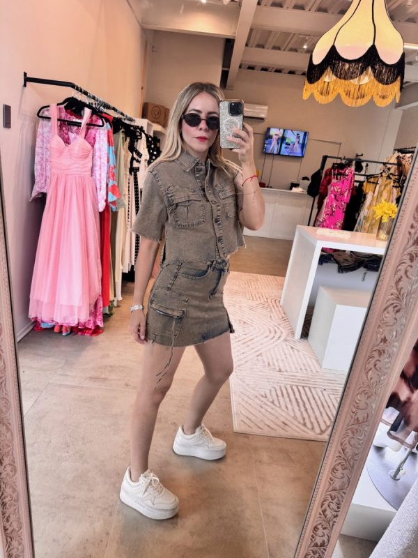 CONJUNTO DENIM BROWN - Imagen 6