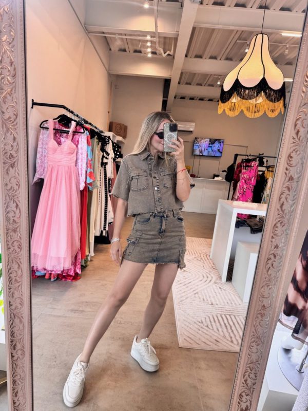 CONJUNTO DENIM BROWN - Imagen 5