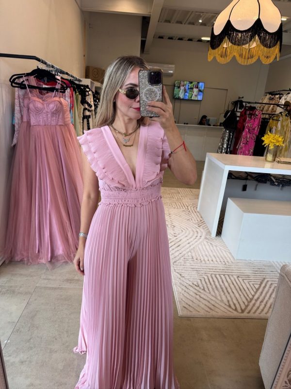 PALAZZO PINK PLISADO - Imagen 4
