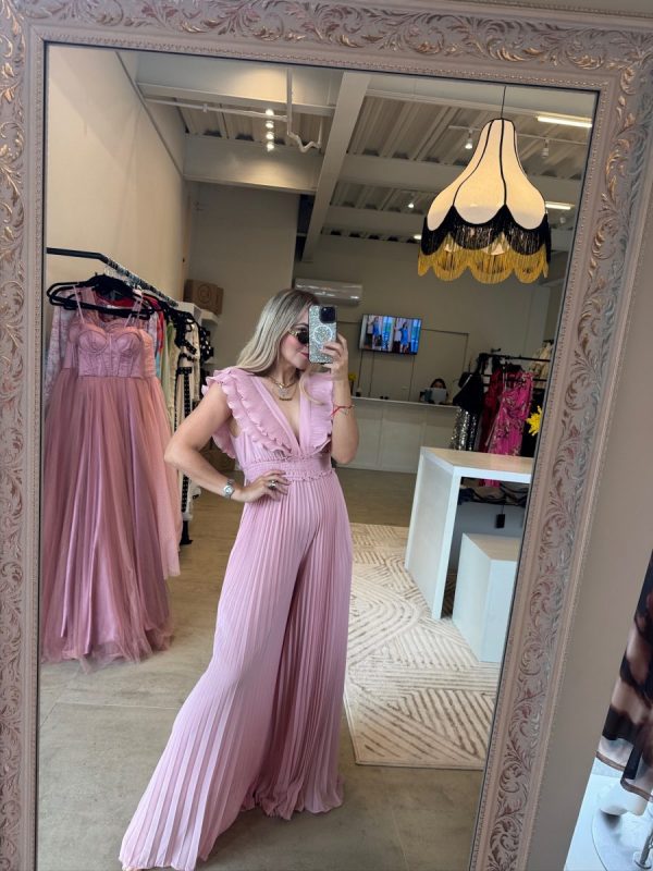 PALAZZO PINK PLISADO - Imagen 5