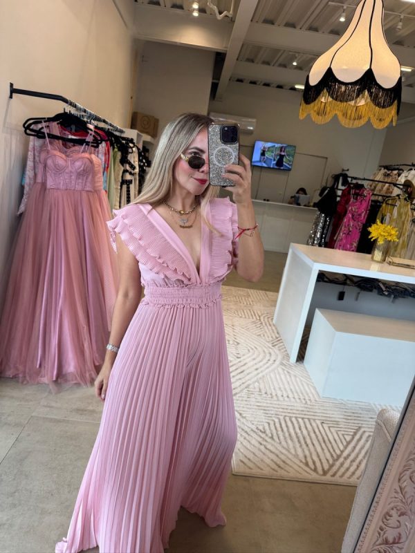 PALAZZO PINK PLISADO - Imagen 7
