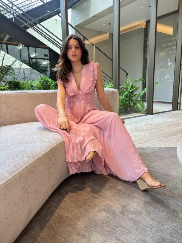 PALAZZO PINK PLISADO - Imagen 3