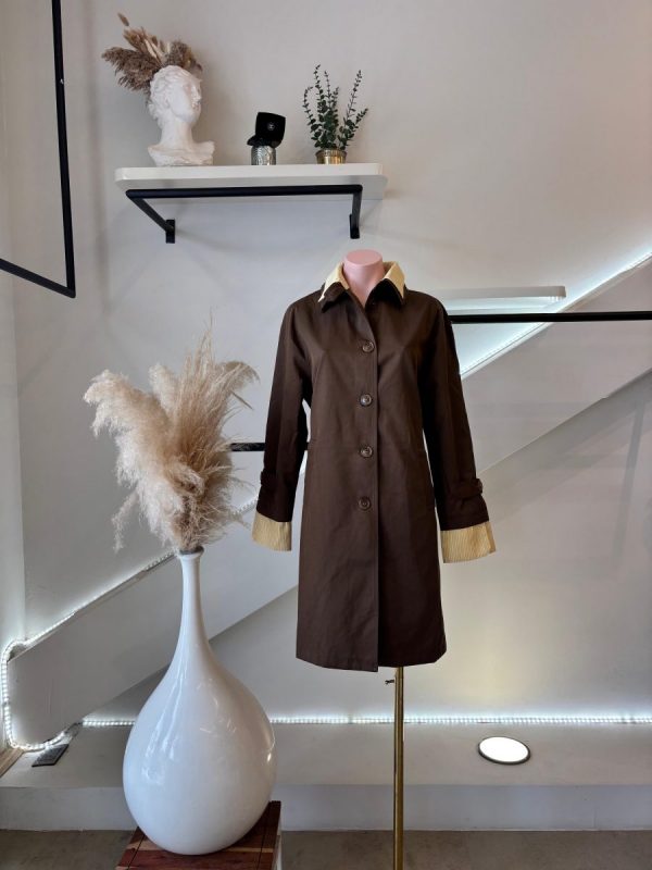 VESTIDO GABARDINA BROWN - Imagen 6