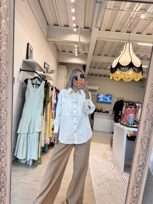 CAMISA ITALIANA BEIGE