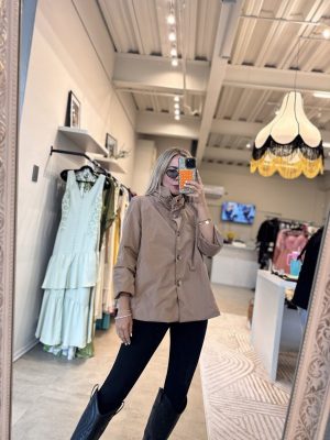 JACKET WATERPROOF BROWN