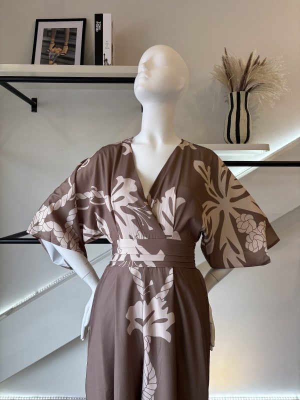 PALAZZO ESTAMPADO TAUPE - Imagen 6