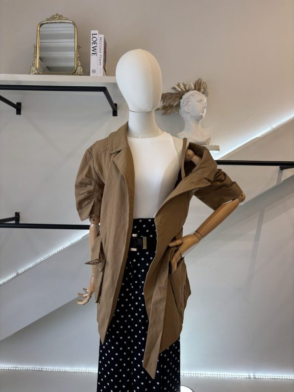 BLUSA JACKET CAMEL - Imagen 5