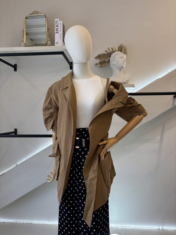 BLUSA JACKET CAMEL - Imagen 6