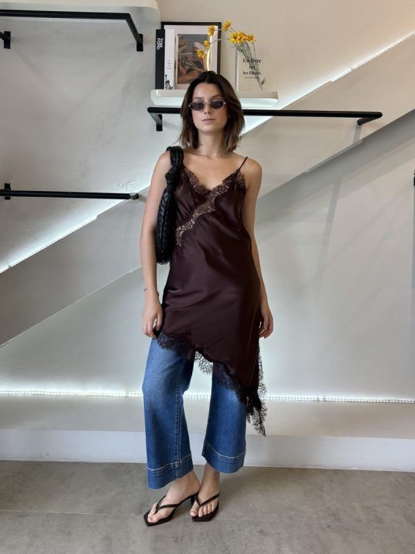 BLUSA ASIMETRICA BROWN