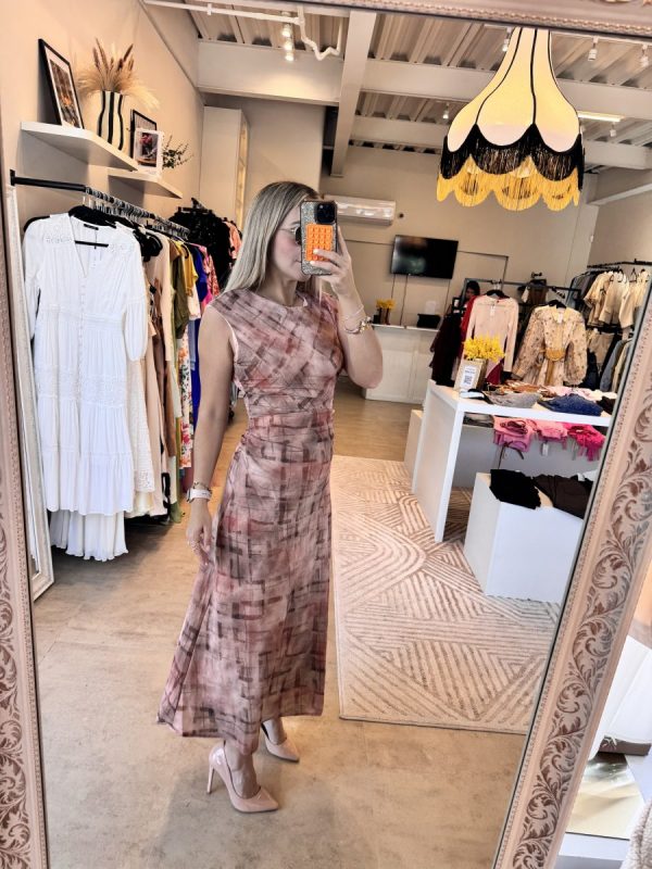 VESTIDO FRUNCIDO PINK - Imagen 3
