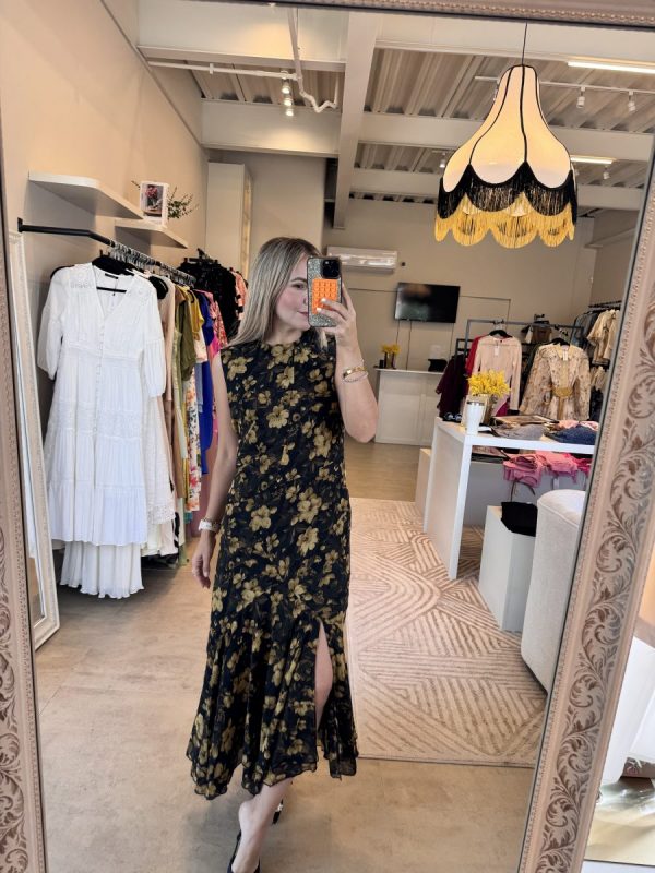 VESTIDO FLOR GOLD - Imagen 8