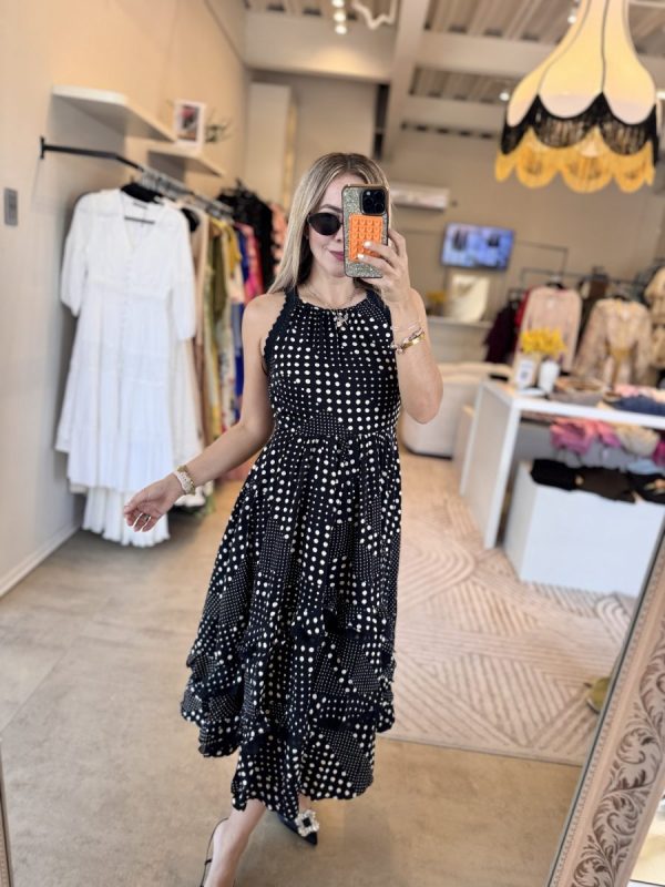 VESTIDO HALTER POLKADOTS - Imagen 4