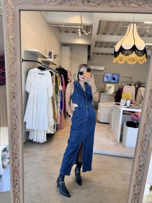 VESTIDO DENIM ABERTURAS