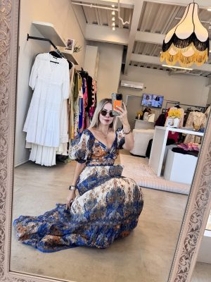 VESTIDO ROYAL ESTAMPADO