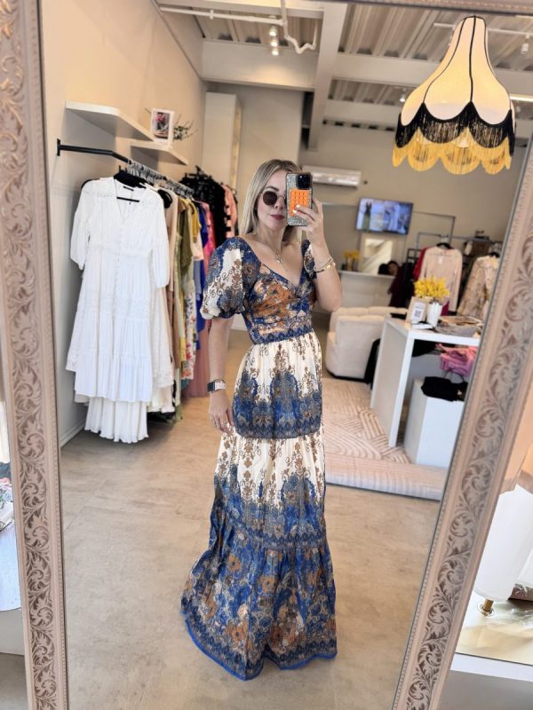 VESTIDO ROYAL ESTAMPADO - Imagen 3