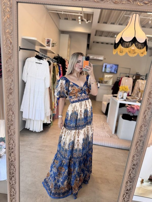 VESTIDO ROYAL ESTAMPADO - Imagen 5