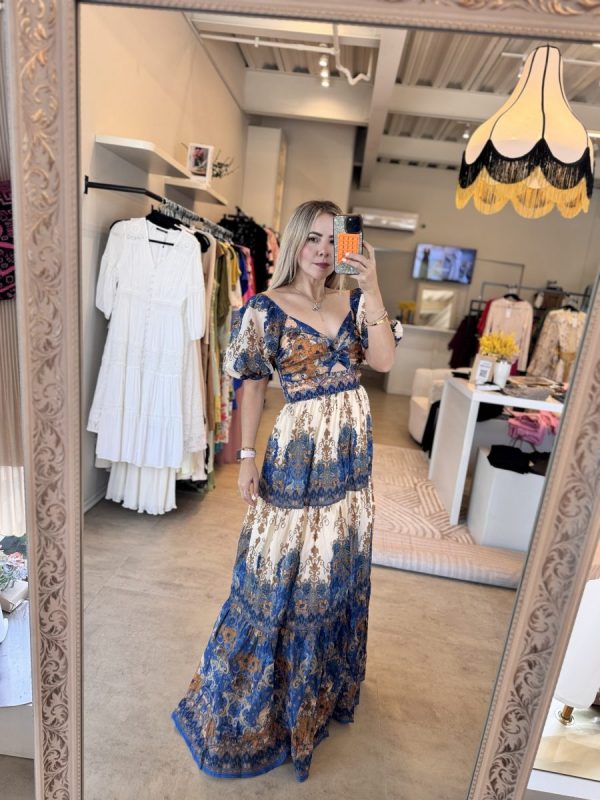 VESTIDO ROYAL ESTAMPADO - Imagen 2