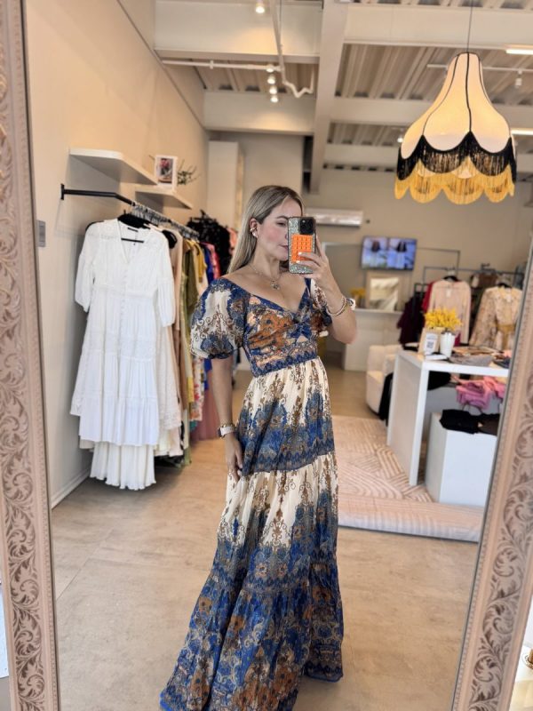 VESTIDO ROYAL ESTAMPADO - Imagen 4