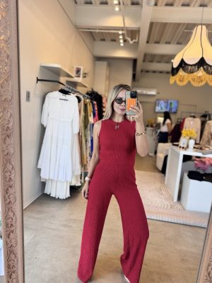 SET PLISADO RED