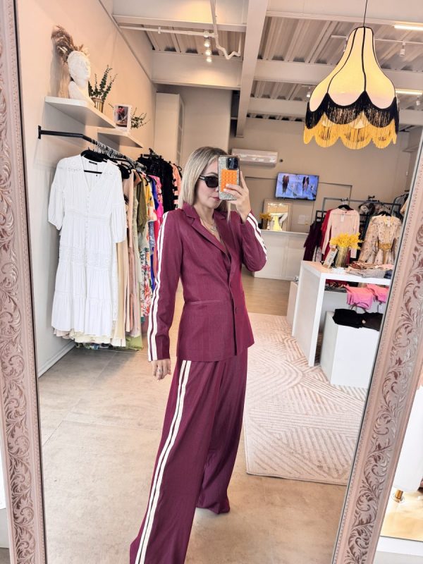 CONJUNTO CASUAL BURGUNDY - Imagen 3
