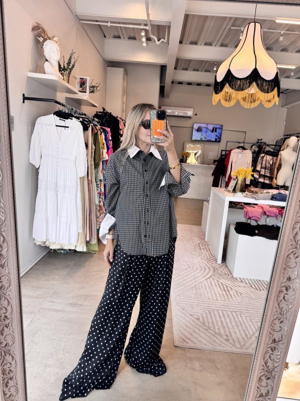 PANTALON POLKADOTS BLACK - Imagen 9