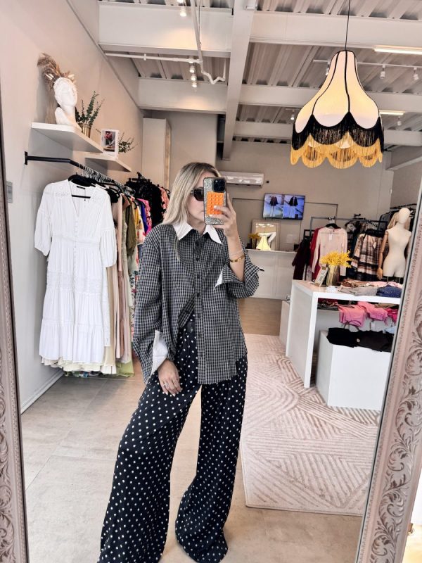 PANTALON POLKADOTS BLACK - Imagen 8