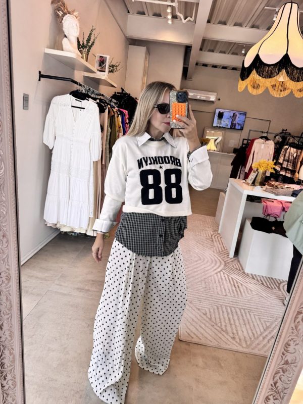 PANTALON POLKADOTS WHITE - Imagen 3