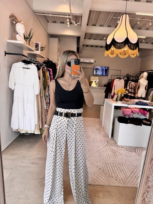 PANTALON POLKADOTS WHITE - Imagen 4
