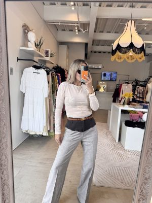 PANTALON GREY BICOLOR