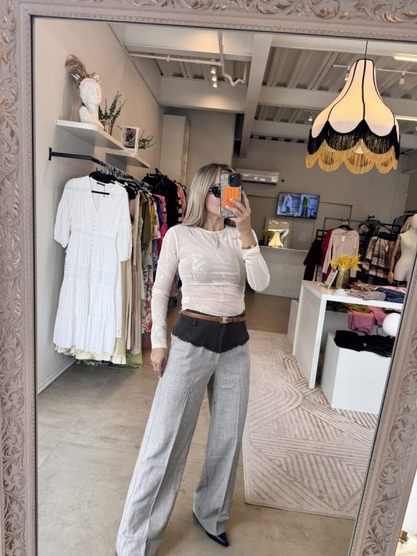 PANTALON GREY BICOLOR - Imagen 2