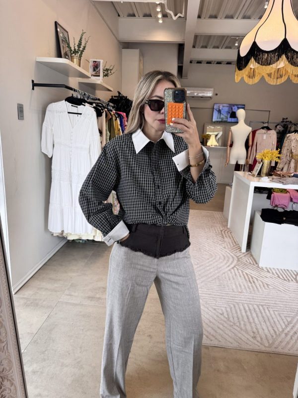 PANTALON GREY BICOLOR - Imagen 6