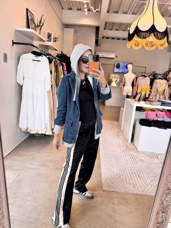 BLAZER DENIM BLUE