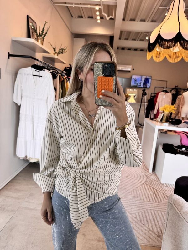 CAMISA ENVOLVENTE LINES - Imagen 4