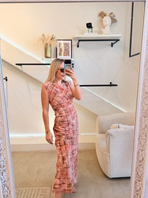 VESTIDO FRUNCIDO PINK