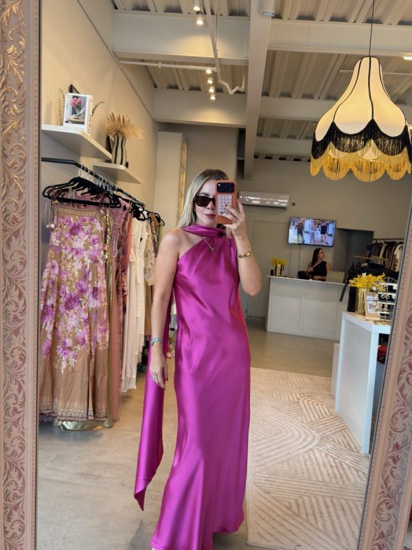 VESTIDO CORBATIN PINK - Imagen 2
