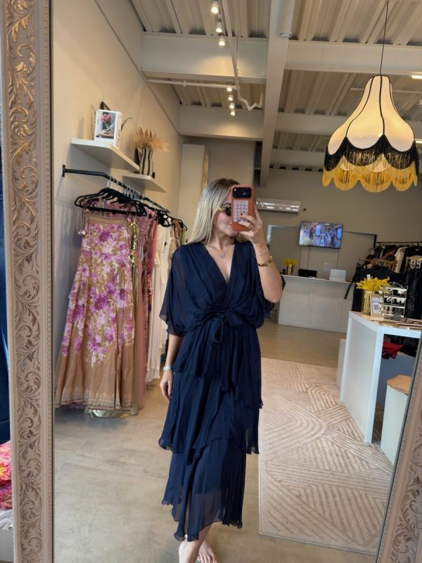 VESTIDO ESPAÑOL OLÁN AZUL - Imagen 2
