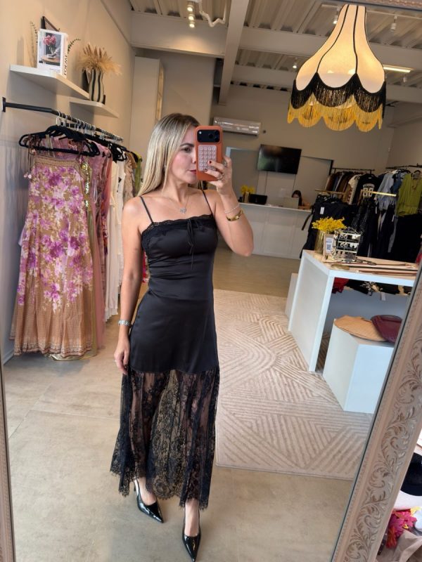 VESTIDO ENCAJE BLACK - Imagen 5