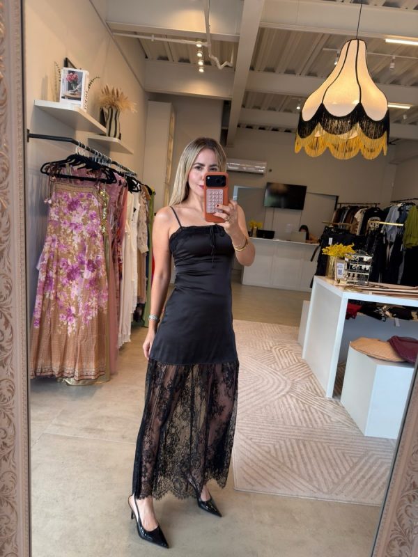 VESTIDO ENCAJE BLACK - Imagen 2