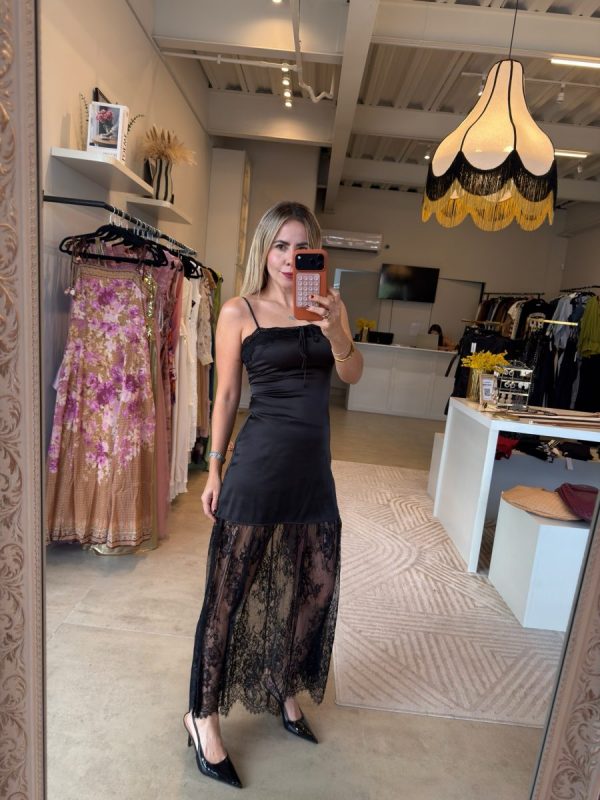 VESTIDO ENCAJE BLACK - Imagen 6