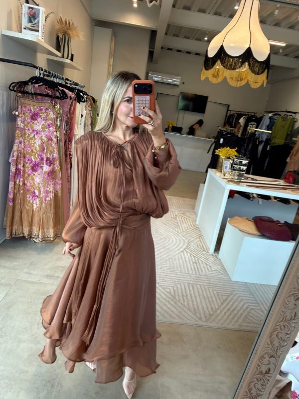 VESTIDO MOCHA MOUSSE - Imagen 8