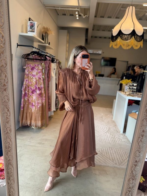 VESTIDO MOCHA MOUSSE - Imagen 9