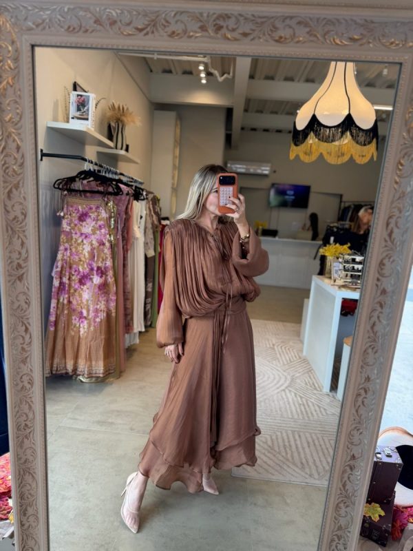 VESTIDO MOCHA MOUSSE - Imagen 7
