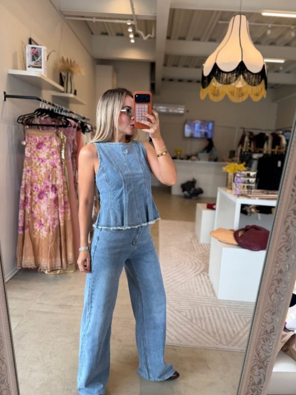 CONJUNTO PANTALON DENIM - Imagen 4