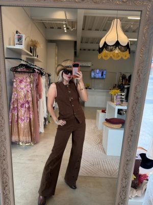 CONJUNTO BROWN FLORES